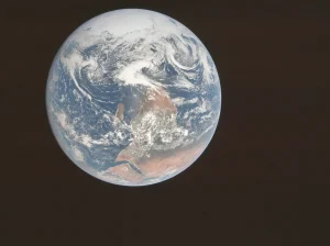 Registro original feito pela tripulação da Apollo 17, em 1972. Foto: Nasa