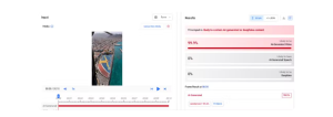 Diagnóstico do Hive Moderation para imagem do goleiro Vozinha 